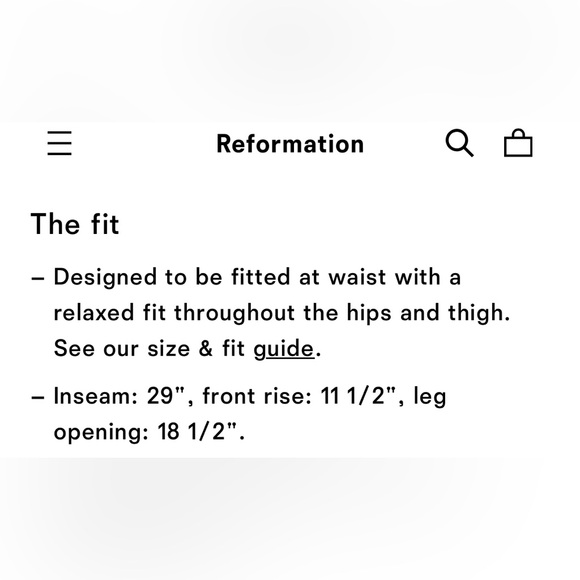 NWT Reformation Petites Mason Linen Pant in Oatmeal Size 6 6P - Picture 6 of 8